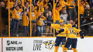 NASHVILLE, TN - OCTOBER 10: Filip Forsberg