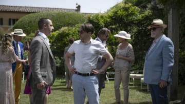 HBO Succession S3 06.16.21 Italy S3 Ep 8 - - a/ 28 - Ext La foce villa Caroline Tags Logan & Marcia, Peter Says hello & Roman mediates between Kendall & Roman Kriti Fitts - Publicist kristi.fitts@warnermedia.com Succession S2 | Sourdough Productions, LLC Silvercup Studios East - Annex 53-16 35th St., 4th FloorLong Island City, NY 11101 Office: 718-906-3332