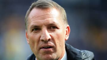 Leicester City's Northern Irish manager Brendan Rodgers (Photo by LINDSEY PARNABY/AFP via Getty Images)