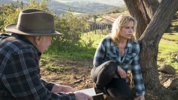 Kim Dickens as Madison Clark, Dayton Callie as Jeremiah Otto - Fear the Walking Dead _ Season 3, Episode 2 - Photo Credit: Michael Desmond/AMC