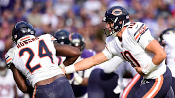 BALTIMORE, MD - OCTOBER 15: Quarterback Mitchell Trubisky
