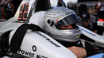 FORT WORTH, TEXAS - JUNE 06: Simon Pagenaud of France, driver of the #22 DXC Technology Team Penske Chevrolet, prepares to drive during practice for the NTT IndyCar Series DXC - Technology 600 at Texas Motor Speedway on June 06, 2019 in Fort Worth, Texas. (Photo by Chris Graythen/Getty Images)