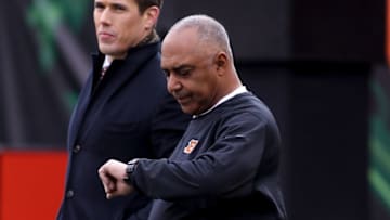 CINCINNATI, OH - DECEMBER 10: Head coach Marvin Lewis of the Cincinnati Bengals looks on prior to the game against the Chicago Bears at Paul Brown Stadium on December 10, 2017 in Cincinnati, Ohio. (Photo by John Grieshop/Getty Images)