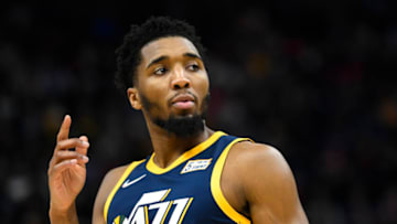 Utah Jazz guard Donovan Mitchell (Photo by Alex Goodlett/Getty Images)