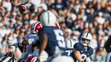UNIVERSITY PARK, PA - SEPTEMBER 30: Trace McSorley