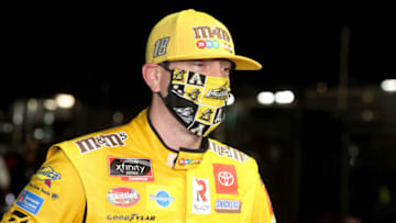 Kyle Busch, Joe Gibbs Racing, Charlotte Motor Speedway, NASCAR (Photo by Chris Graythen/Getty Images)