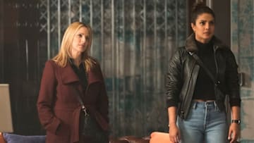 QUANTICO - "The Conscience Code" - It's been three years since American hero Alex Parrish has had to navigate the dangerous waters of the Central Intelligence Agency and put her life on the line for her country. She has been living a peaceful, anonymous life somewhere in Italy. However, Alex is forced to abandon this idyllic existence when Ryan persuades her to help him rescue Shelby from a notorious international arms dealer known only as The Widow, who is holding her hostage - and in exchange for her release she demands something that only Alex can provide, when "Quantico" premieres for its third season, THURSDAY, APRIL 26 (10:00-11:00 p.m. EDT), on The ABC Television Network. (ABC/Giovanni Rufino)MARLEE MATLIN, PRIYANKA CHOPRA