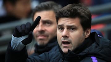 LONDON, ENGLAND - OCTOBER 06: Mauricio Pochettino manager of Tottenham Hotspur during the Premier League match between Tottenham Hotspur and Cardiff City at Tottenham Hotspur Stadium on October 6, 2018 in London, United Kingdom. (Photo by Marc Atkins/Getty Images)