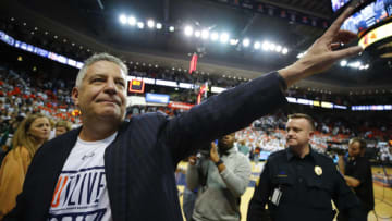 Head coach Bruce Pearl of the Auburn Tigers (Photo by Todd Kirkland/Getty Images)