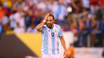 EAST RUTHERFORD, NJ - JUNE 26: Gonzalo Higuain