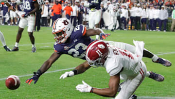 Former Auburn football CB Roger McCreary was selected by the Tennessee Titans in the second round of the 2022 NFL Draft. Mandatory Credit: John Reed-USA TODAY Sports