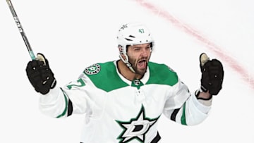 EDMONTON, ALBERTA - AUGUST 24: Alexander Radulov #47 of the Dallas Stars celebrates his goal against the Colorado Avalanche in Game Two of the Western Conference Second Round during the 2020 NHL Stanley Cup Playoffs at Rogers Place on August 24, 2020 in Edmonton, Alberta, Canada. (Photo by Bruce Bennett/Getty Images) (Photo by Bruce Bennett/Getty Images)