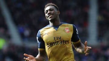 SUNDERLAND, ENGLAND - APRIL 24: Danny Welbeck of Arsenal during the Barclays Premier League match between Sunderland and Arsenal at The Stadium of Light on April 24th in Sunderland, England (Photo by David Price/Arsenal FC via Getty Images)