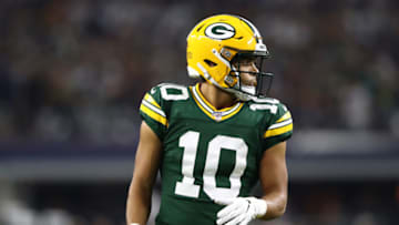 ARLINGTON, TEXAS - OCTOBER 06: Darrius Shepherd #10 of the Green Bay Packers at AT&T Stadium on October 06, 2019 in Arlington, Texas. (Photo by Ronald Martinez/Getty Images)