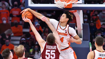 Syracuse basketball, Jesse Edwards (Mandatory Credit: Mark Konezny-USA TODAY Sports)