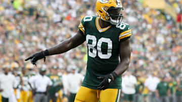 GREEN BAY, WI - SEPTEMBER 24: Martellus Bennett