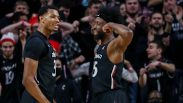 Cincinnati Bearcats forward Ody Oguama and John Newman III at Fifth Third Arena. USA Today.