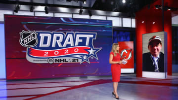 Alexander Holtz of the New Jersey Devils (Photo by Mike Stobe/Getty Images)