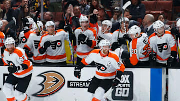 ANAHEIM, CA - OCTOBER 7: Claude Giroux