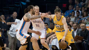 OKLAHOMA CITY, OK - APRIL 12: Juan Hernangomez