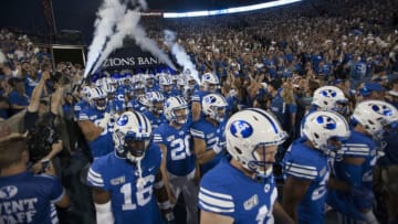 BYU Cougars. (Photo by Chris Gardner/Getty Images)