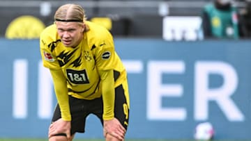 Erling Haaland (Photo by INA FASSBENDER/POOL/AFP via Getty Images)
