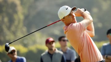PACIFIC PALISADES, CALIFORNIA - FEBRUARY 16: Russell Henley of the United States plays his shot from the second tee during the final round of the Genesis Invitational on February 16, 2020 in Pacific Palisades, California. (Photo by Katelyn Mulcahy/Getty Images)