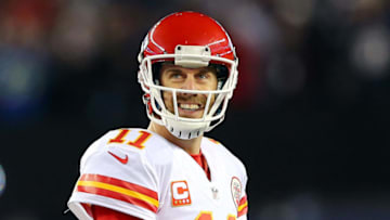FOXBORO, MA - JANUARY 16: Alex Smith