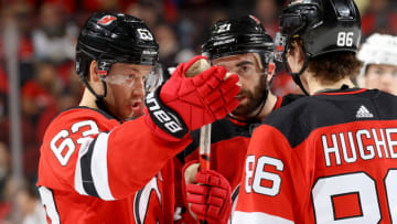 Jesper Bratt #63 of the New Jersey Devils (Photo by Elsa/Getty Images)