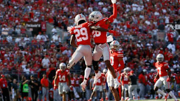 The Ohio State Football team does do a good job of forcing interceptions.Tulsa At Ohio State Football