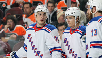 PHILADELPHIA, PA - MARCH 22: Brayd Skjei