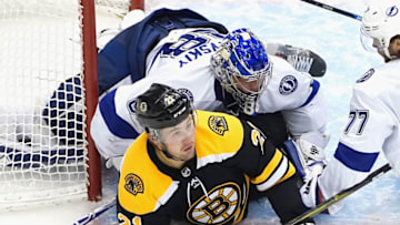 Boston Bruins, Nick Ritchie #21 (Photo by Andre/Ringuette/Getty Images)