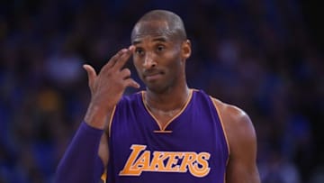 Los Angeles Lakers' guard Kobe Bryant could set an NBA record for most missed shots when the Lakers take on the Memphis Grizzlies Tuesday night Mandatory Credit: Kyle Terada-USA TODAY Sports