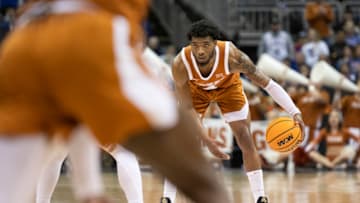 Tyrese Hunter, Texas basketball Mandatory Credit: Amy Kontras-USA TODAY Sports