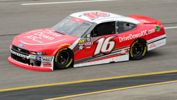 RICHMOND, VA - SEPTEMBER 21: Ryan Reed, driver of the #16 Drive Down A1C Lilly Diabetes Ford, practices for the NASCAR Xfinity Series GoBowling 250 at Richmond Raceway on September 21, 2018 in Richmond, Virginia. (Photo by Robert Laberge/Getty Images)