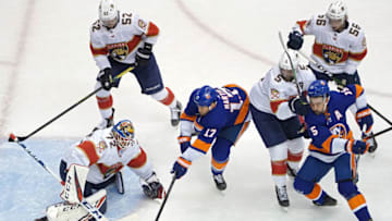 Goalie Sergei Bobrovsky #72 of the Florida Panthers (Photo by Andre Ringuette/Freestyle Photo/Getty Images)