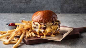 Triple Lava Burger, photo provided by Main Event Entertainment,
