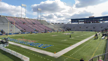 Dec 26, 2019; Shreveport, Louisiana, USA; A overall view of the field before the game between the Louisiana Tech Bulldogs and the Miami Hurricanes at Independence Stadium. Mandatory Credit: Justin Ford-USA TODAY Sports