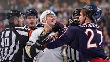 COLUMBUS, OH - NOVEMBER 27: Referee Steve Kozari