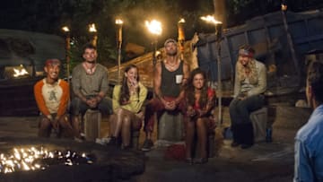 "Survivor Jackpot" - Jeff Probst addresses Tai Trang, Caleb Reynolds, Debbie Wanner, Brad Culpepper, Hali Ford and Sierra Dawn-Thomas at Tribal Council on the third episode of SURVIVOR: Game Changers, airing Wednesday, March 15 (8:00-9:00 PM, ET/PT) on the CBS Television Network. Photo: Jeffrey Neira/CBS Entertainment ÃÂ©2017 CBS Broadcasting, Inc. All Rights Reserved.