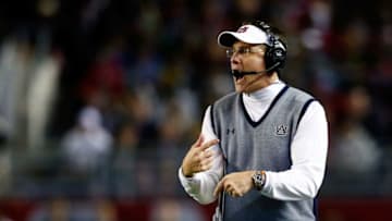 With a loaded freshmen class, Gus Malzahn has decisions to make about which players will get key playing time. (Photo by Kevin C. Cox/Getty Images)