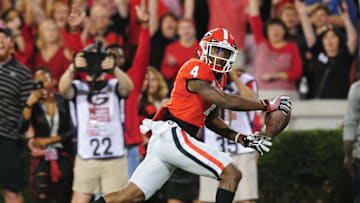 ATHENS, GA - OCTOBER 14: Mecole Hardman (Photo by Scott Cunningham/Getty Images)