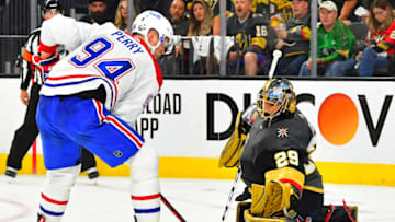 Jun 16, 2021; Las Vegas, Nevada, USA; Montreal Canadiens Corey Perry. Mandatory Credit: Stephen R. Sylvanie-USA TODAY Sports