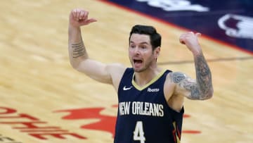 NEW ORLEANS, LOUISIANA - FEBRUARY 03: JJ Redick #4 of the New Orleans Pelicans (Photo by Sean Gardner/Getty Images)