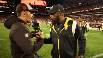 Kevin Stefanski, Steelers (Photo by Gregory Shamus/Getty Images)