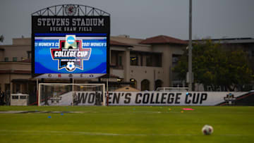 Soccer field before a game at Stevens Stadium. Getty Images.