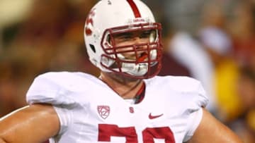 Oct 18, 2014; Tempe, AZ, USA; Stanford Cardinal offensive tackle Kyle Murphy (78) against the Arizona State Sun Devils in the first quarter at Sun Devil Stadium. Mandatory Credit: Mark J. Rebilas-USA TODAY Sports
