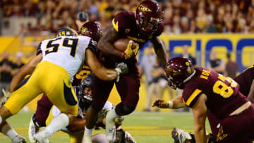 TEMPE, AZ - SEPTEMBER 24: Running back Kalen Ballage