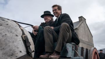 Brendan Gleeson and Colin Farrell in the film THE BANSHEES OF INISHERIN. Photo by Jonathan Hession. Courtesy of Searchlight Pictures. © 2022 20th Century Studios All Rights Reserved