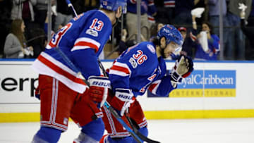 New York Rangers. Zucc and Hayes. (Photo by Bruce Bennett/Getty Images)